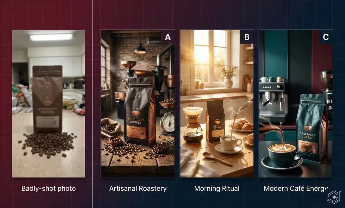 Örnek kampanya görseli: Kahve